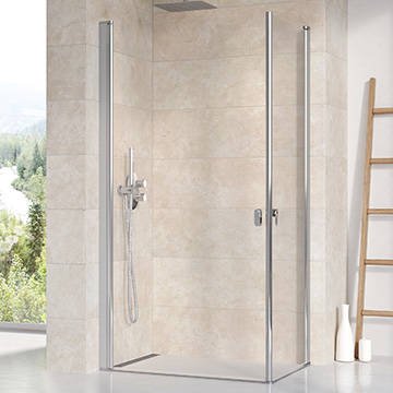 Cabines de douche et portes Chrome