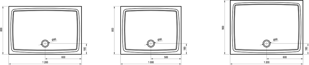 Receveur de douche Gigant Pro Flat