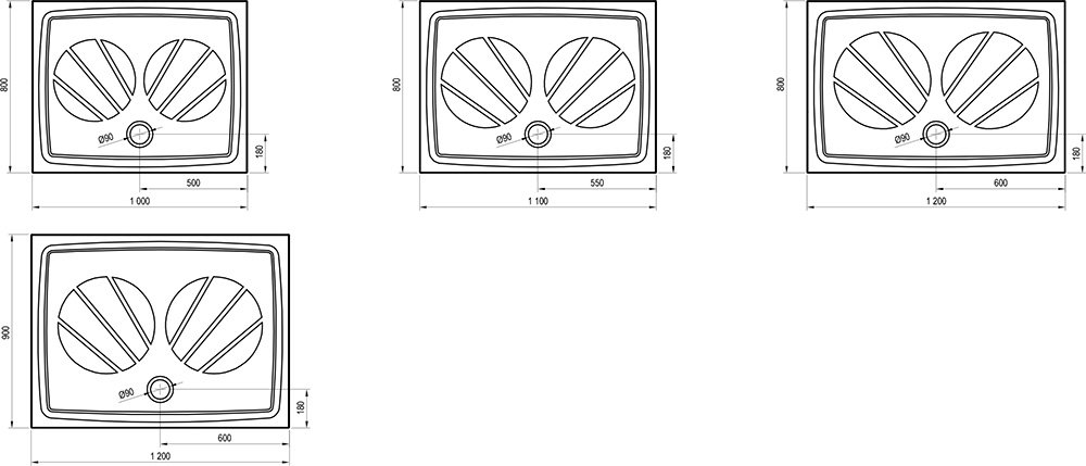 Receveur de douche Gigant Pro