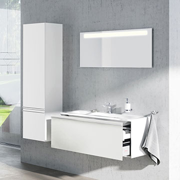 Mobilier de salle de bains Clear