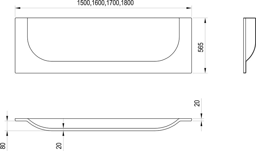 Panneau frontal ARC 180