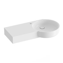 Lavabo ARC 83/43 G/D, avec trou pour la robinetterie