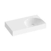 Lavabo Lite 80/45 G/D, sans trou